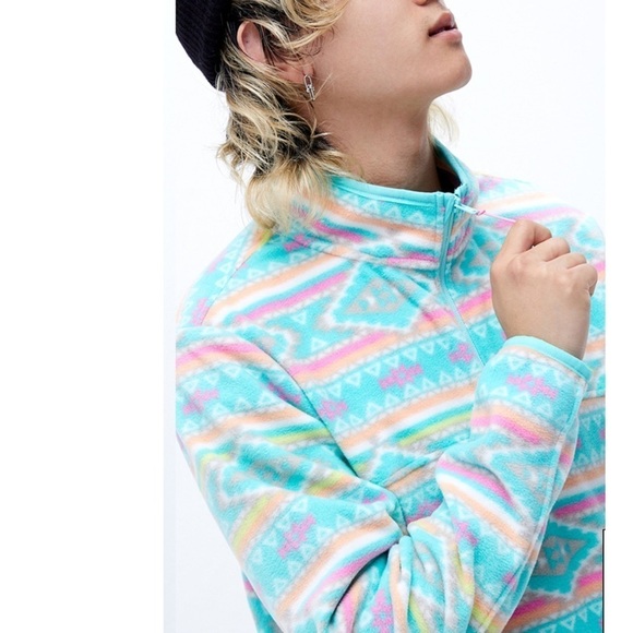 Chubbies Recycled Flame Commander 1/4 Zip Sweatshirt Size Large - Picture 4 of 14